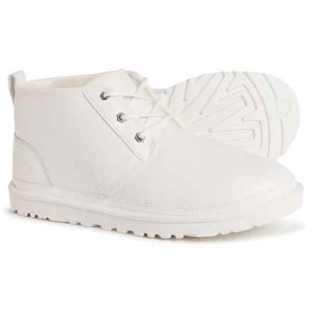 UGG® Australia Neumel Chukka Boots - Leather (For Men and Women) in White / White