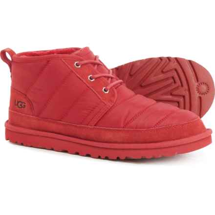 UGG® Australia Neumel Puffer Ankle Boots (For Men) in Samba Red