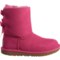 729PG_3 UGG® Australia Pink Azalea Bailey Bow II Boots - Sheepskin (For Girls)