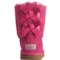 729PG_6 UGG® Australia Pink Azalea Bailey Bow II Boots - Sheepskin (For Girls)