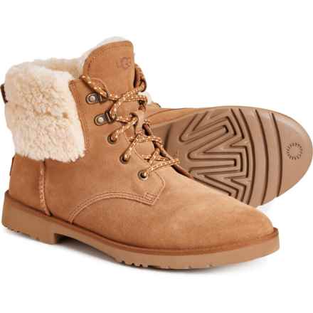 UGG® Australia Romely Heritage Lace Boots (For Women) in Chestnut