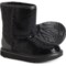 UGG® Australia Toddler Boys and Girls Classic II Gel Hearts Boots - Leather in Black