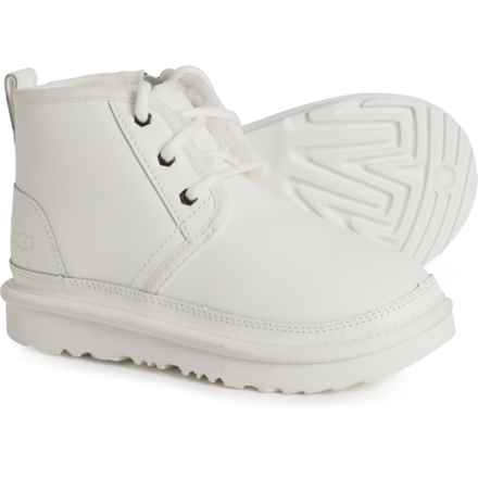 UGG® Australia Toddler Girls Neumel II Boots - Leather in White / White Leather