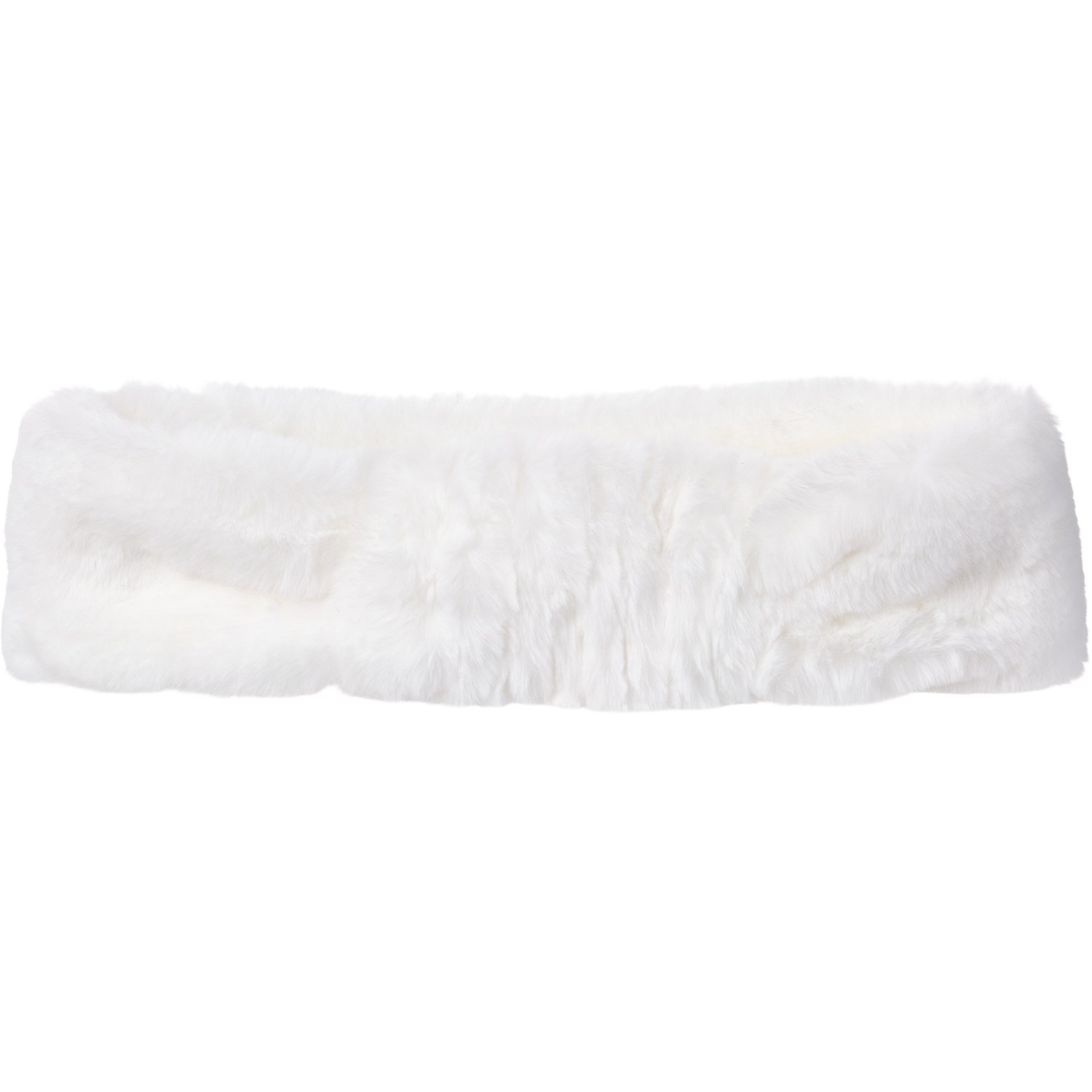UGG FAUX FUR PULL THROUGH SCARF ホワイト UGG Faux-Fur Pull-Through Scarf | Neiman Marcus