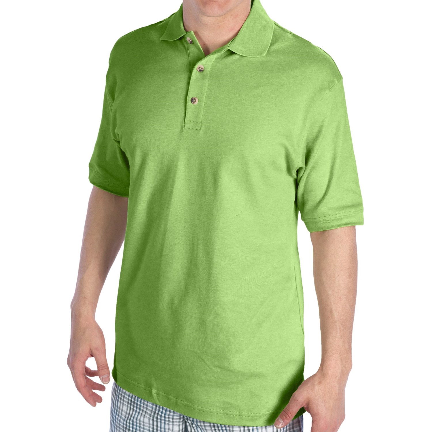 UltraClub Egyptian Cotton Interlock Polo Shirt - Short Sleeve (For Men ...