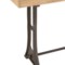 363JM_2 UMA Metal and Wood Console Table - 47x31”