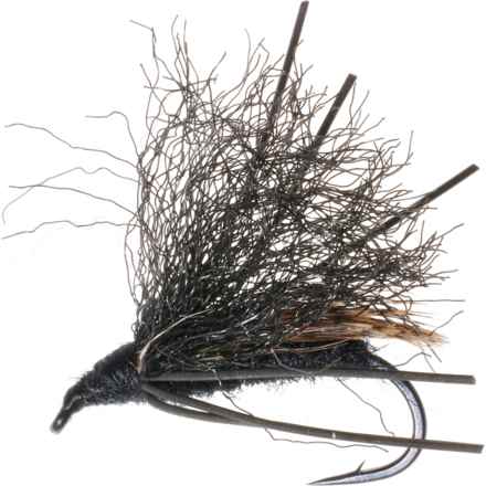 UMPQUA Beck’s Polyfluff Caddis Fly - Dozen in Black