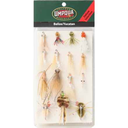 UMPQUA Belize-Yucatan Deluxe Fly Selection Set - 15-Piece in Multi