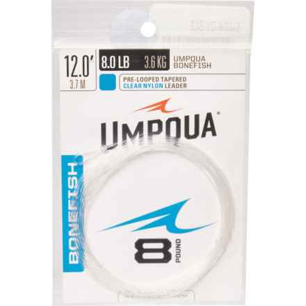 UMPQUA Bonefish Leader - 12’ in Clear