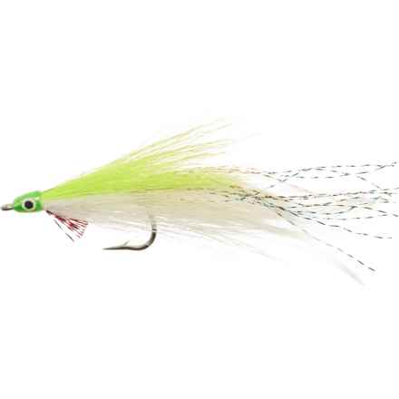 UMPQUA Deceiver Saltwater Fly - Half Dozen in Chartreuse/White
