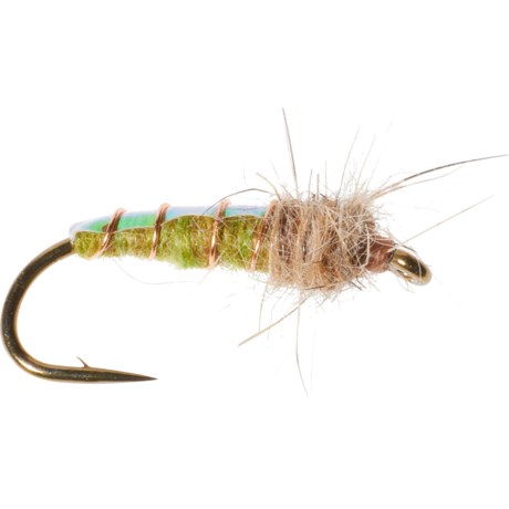 UMPQUA Electric Caddis Fly - Dozen in Olive