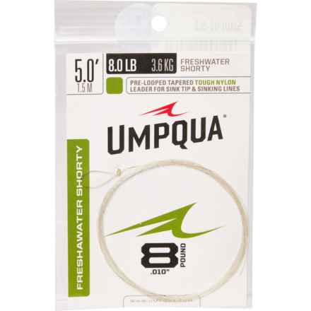 UMPQUA Freshwater Shorty Leader - 5’ in Clear