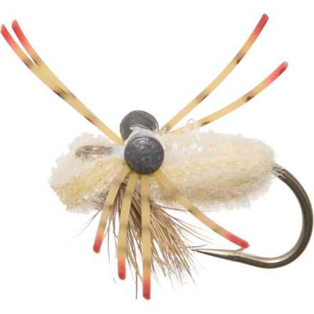 UMPQUA Mathews Turneffe Crab Saltwater Fly - Half Dozen in Cream