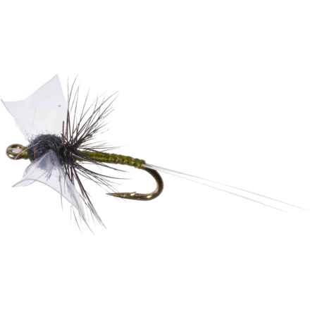 UMPQUA Mayer’s Tails Up Trico Dry Fly - Dozen in Olive