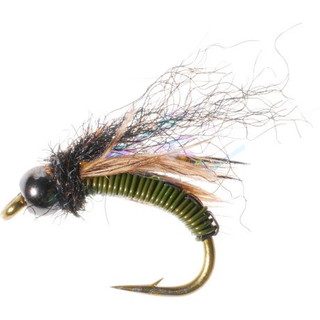 UMPQUA Mercer’s Z-Wing Caddis Nymph Fly - Dozen in Olive