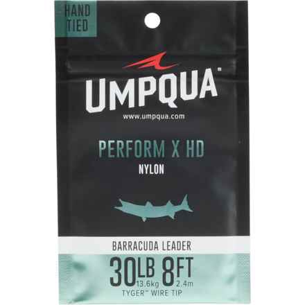 UMPQUA Perform X HD Barracuda Leader - 8’, 30 lbs. in Clear