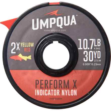 UMPQUA Perform X Indicator Tippet - 30 yds. in Red/Yellow