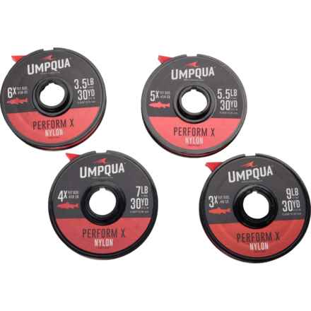 UMPQUA Perform X Trout Nylon Tippet Bundle - 4-Pack, 30 yds. in Clear - Closeouts