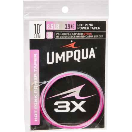 UMPQUA Power Taper Leader - 10’ in Hot Pink