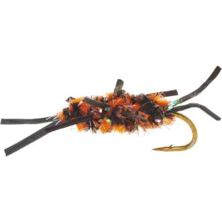 UMPQUA Rubberlegs Nymph Fly - Dozen in Black/Orange