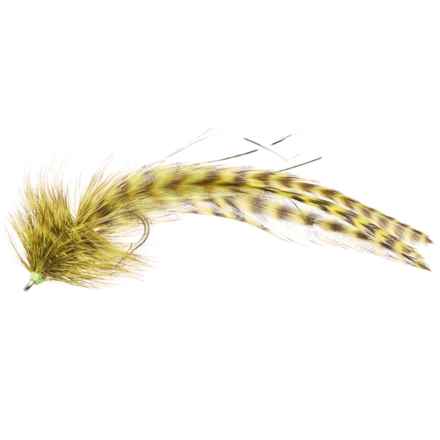 UMPQUA Sea Ducer Saltwater Fly - Half Dozen in Chartreuse Dyed Grizzly