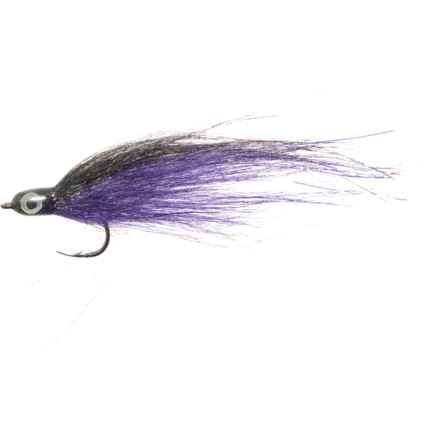 UMPQUA SLG Minnow Streamer Fly - Half Dozen in Black/Purple