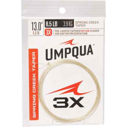 UMPQUA Spring Creek Tapered Leader - 13’ in Clear