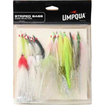 UMPQUA Striped Bass Guide Deluxe Fly Selection Set - 20-Piece in Multi
