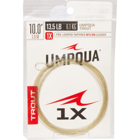 UMPQUA Trout Tapered Leader - 10’ in Clear