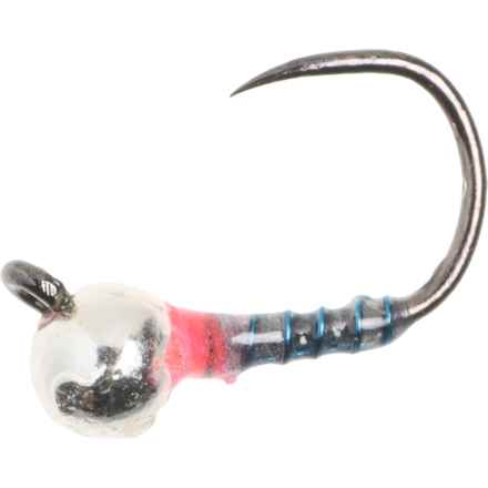 UMPQUA Zebra Jig Thin Poison Tungsten Midge Fly - Dozen in Po