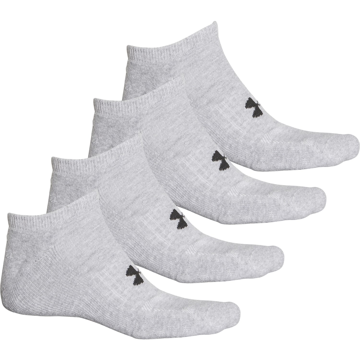Under Armour AllSeasonGear No-Show Socks - 4-Pack, Below the Ankle (For Men)