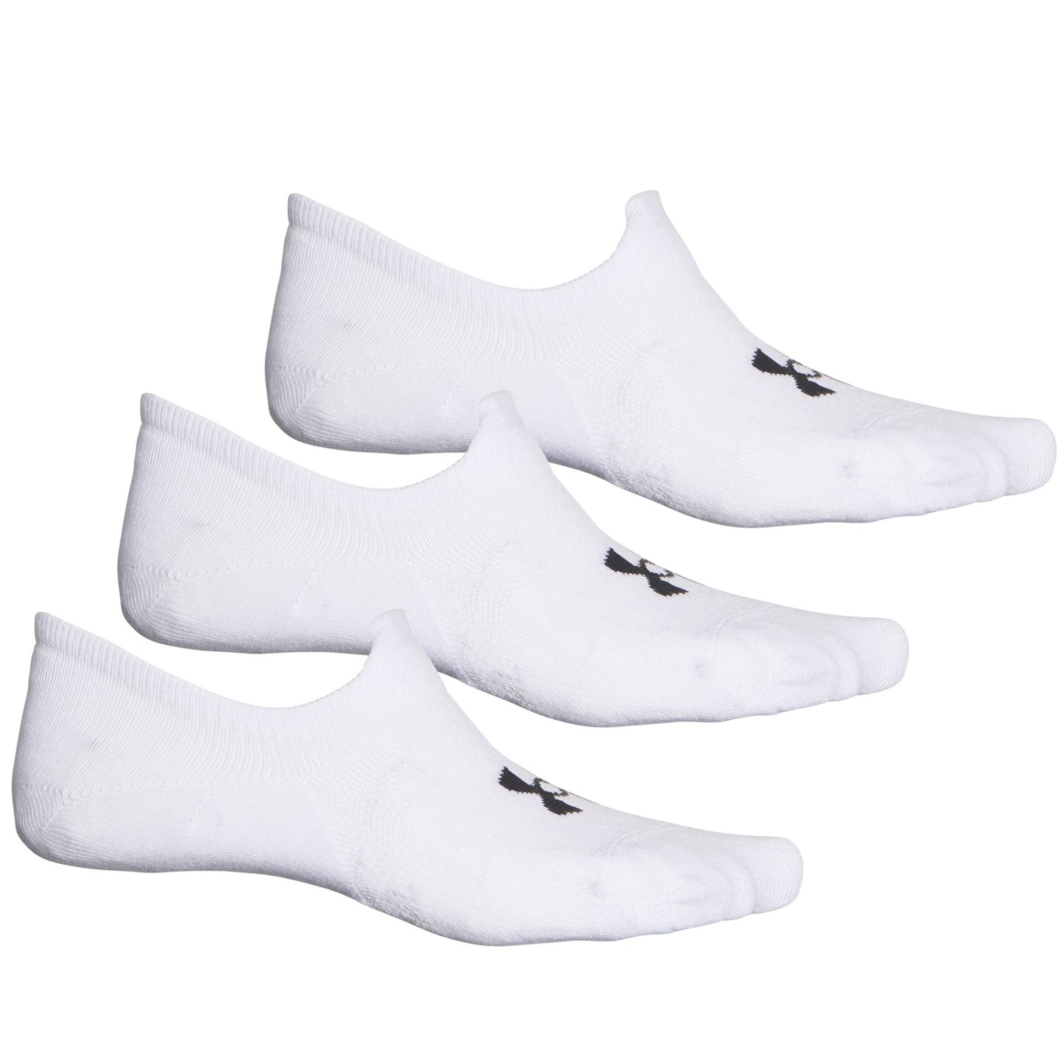 Under Armour Essential Ultra Low-Cut Tab Socks - 3-Pack, Below the Ankle (For Men)