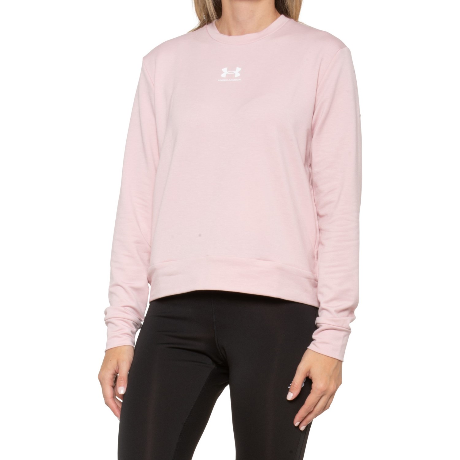 Under Armour Rival Terry Shirt - Long Sleeve (For Women)