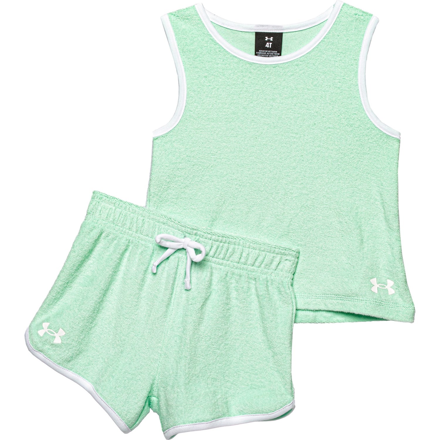 Under Armour Toddler Girls French Terry Tank Top and Shorts Set