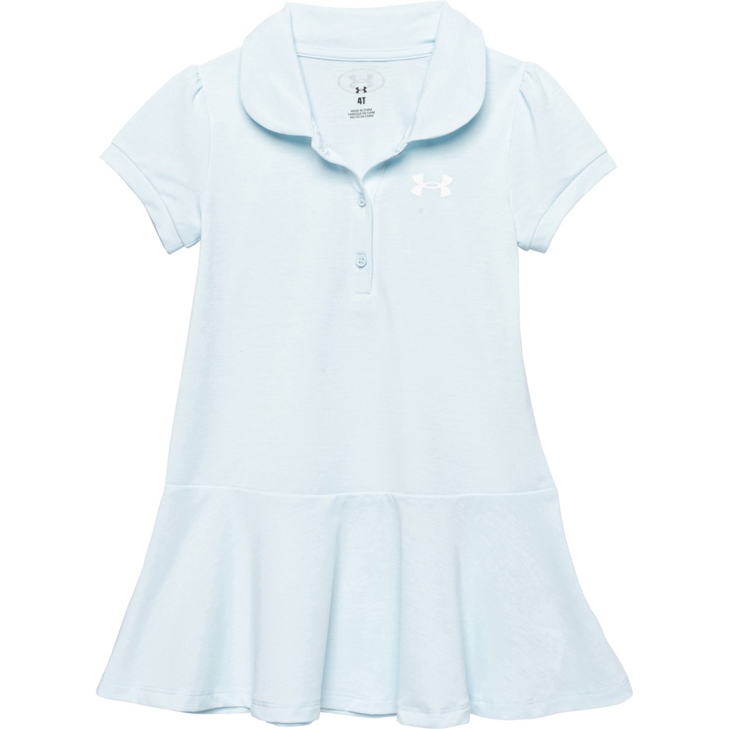 Under Armour Toddler Girls Polo Neck Dress - Short Sleeve
