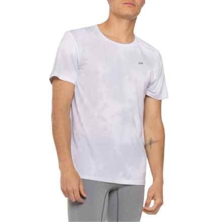 UniPro Running T-Shirt - Short Sleeve in White Tie Dye Print