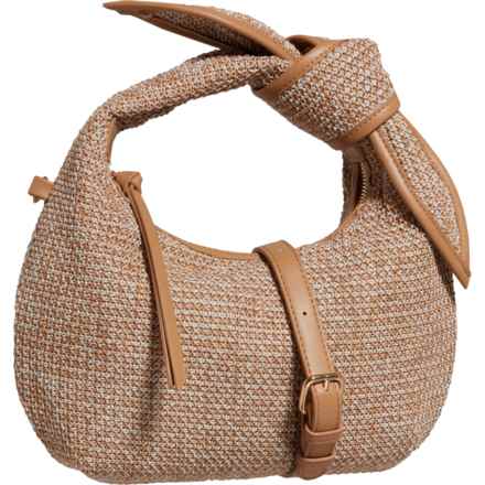 Urban Expressions Paloma Straw Crossbody Bag (For Women) in Tan