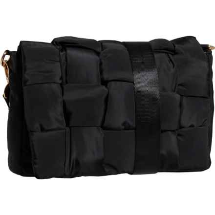 Urban Expressions Rhodes Quilted Crossbody Bag (For Women) in Black