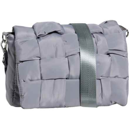 Urban Expressions Rhodes Quilted Crossbody Bag in Grey