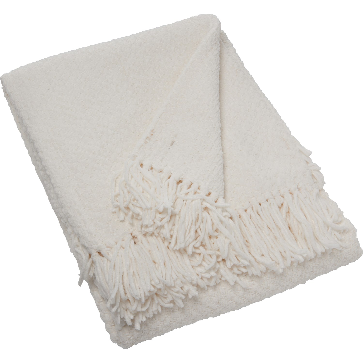 Urban86 Chenille Throw Blanket 50x60”, Cream Save 60