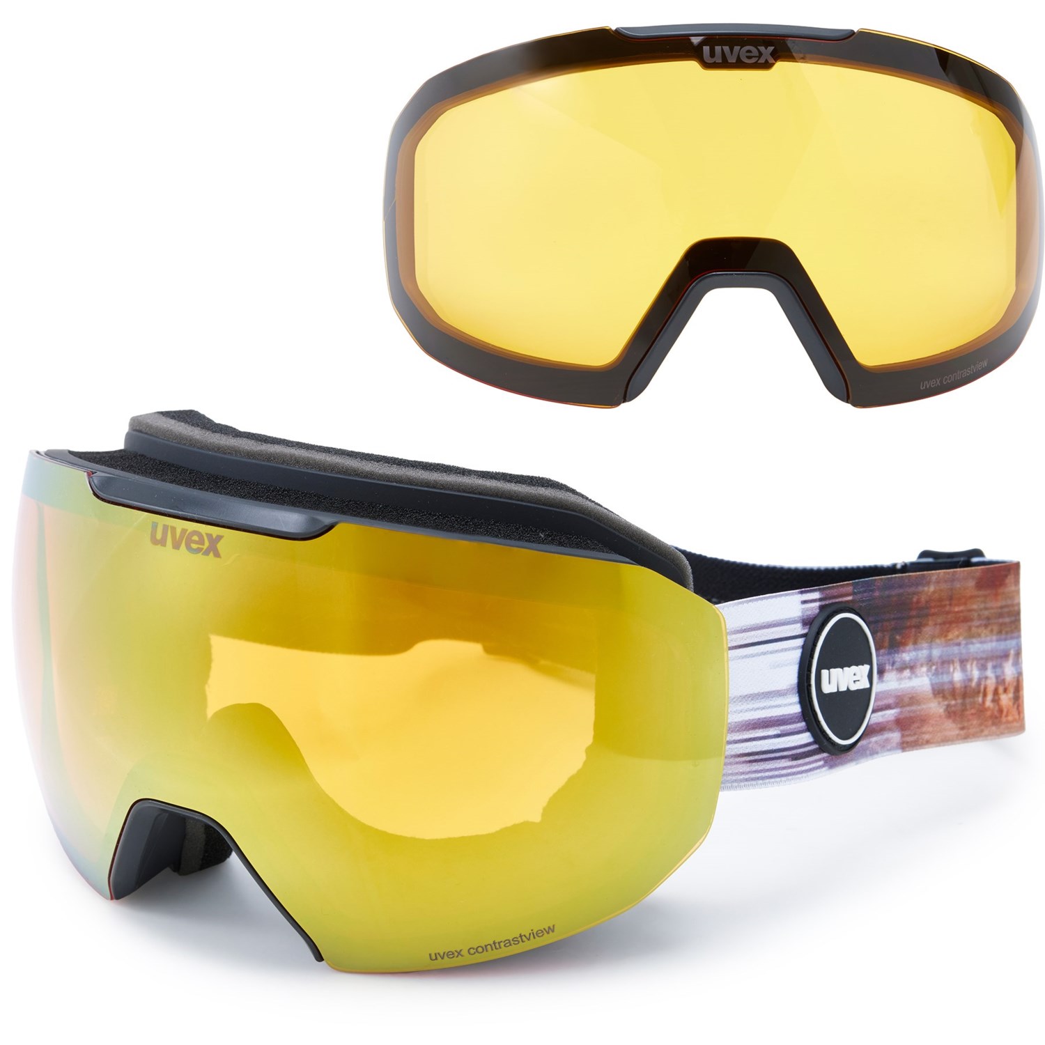 スキー・スノーボードアクセサリー uvex epic ATTRACT toric uvex Epic Attract Ski Goggles - Extra Lens - Save 50%