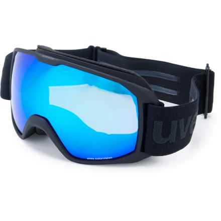uvex Xcitd CV Ski Goggles in Black Matte/Blue