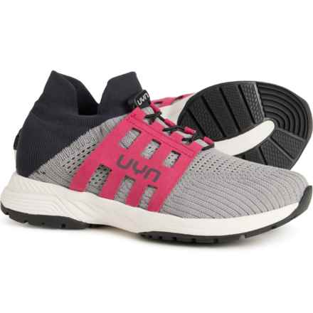 UYN Made in Italy Nature Tune Trail Running Shoes - Merino Wool (For Women) in Iron/Carbon/Cherry