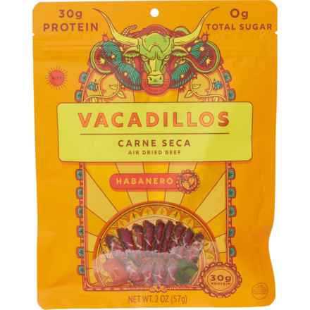 VACADILLOS Carne Seca Air-Dried Beef - Habanero, 2 oz. in Multi