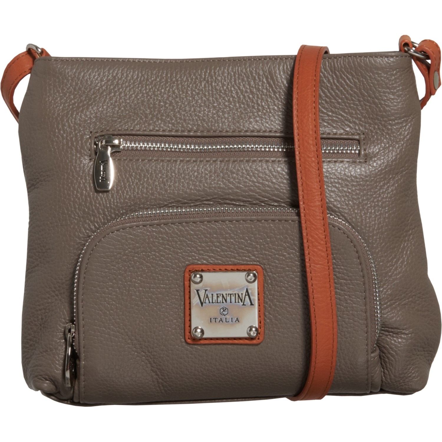 womens grey crossbody bag