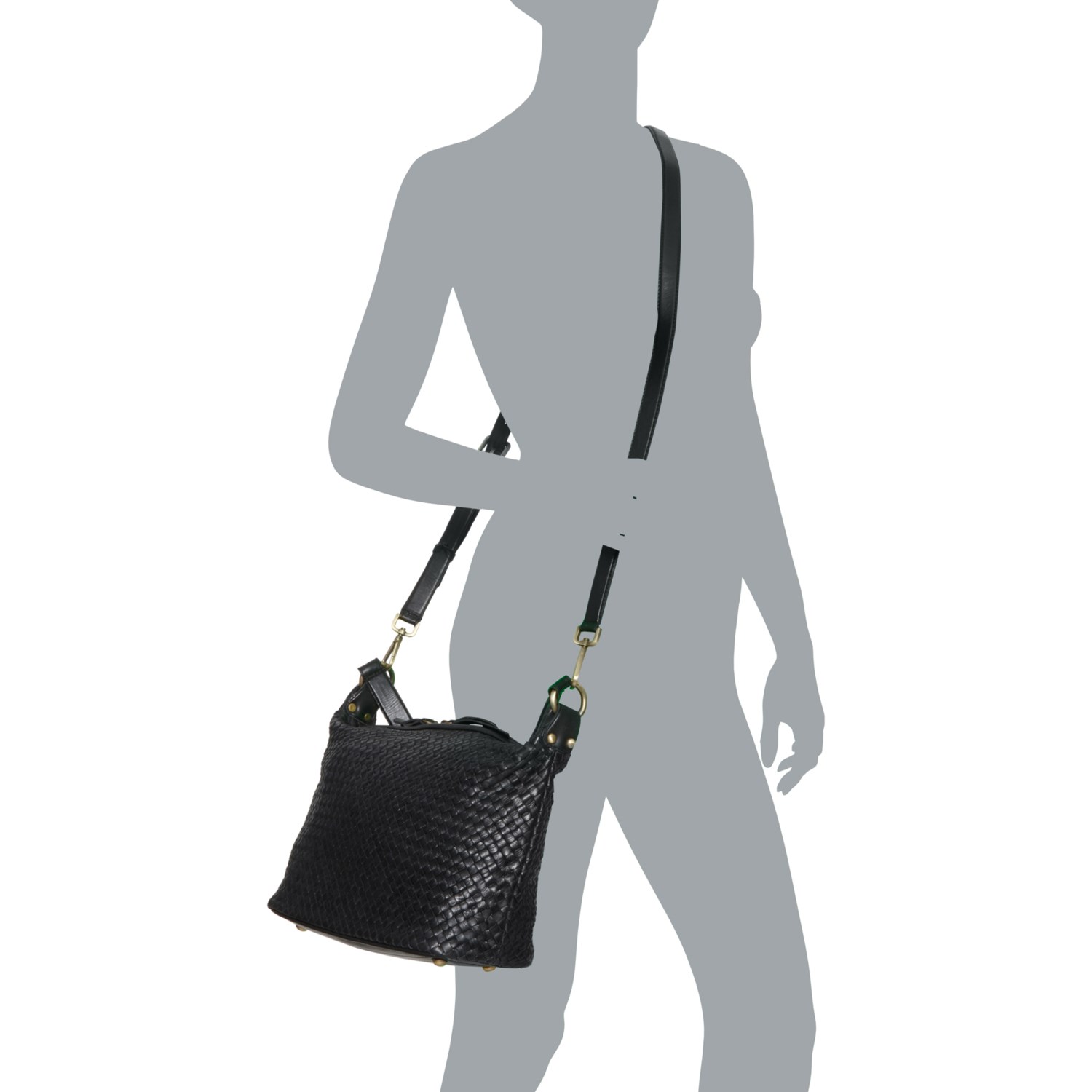 Valentina Made in Italy Woven Shoulder Bag (For Women) - Save 42%