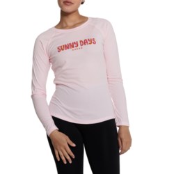 Vapor Apparel Graphic Sun Protection Shirt - UPF 50+, Long Sleeve in Pink/Sunny Days