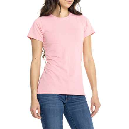 Vapor Apparel Sun Protection T-Shirt - UPF 50+, Short Sleeve in Pretty Pink Solid