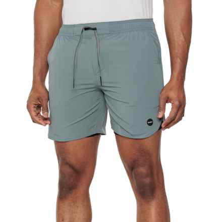 VASSA Abbott Shorts - Built-In Liner in Sage