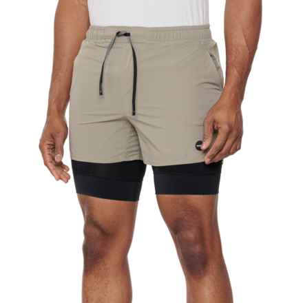 VASSA HIIT Shorts - Built-In Liner in Olive